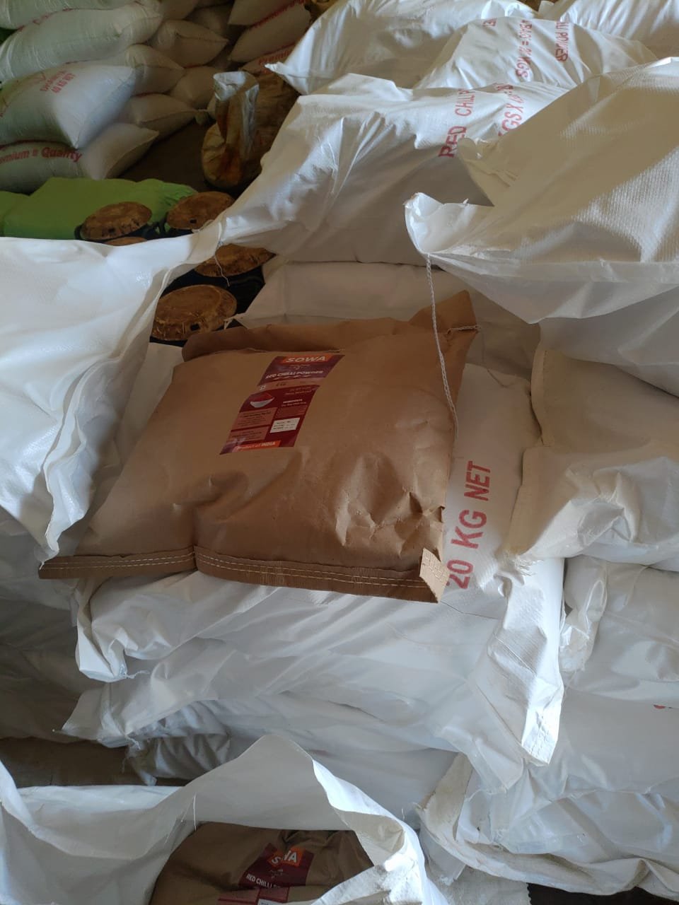 Red Chilli Powder ( 5 kg Paper Bags PAcking)