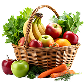 Fresh vegetable and fruits